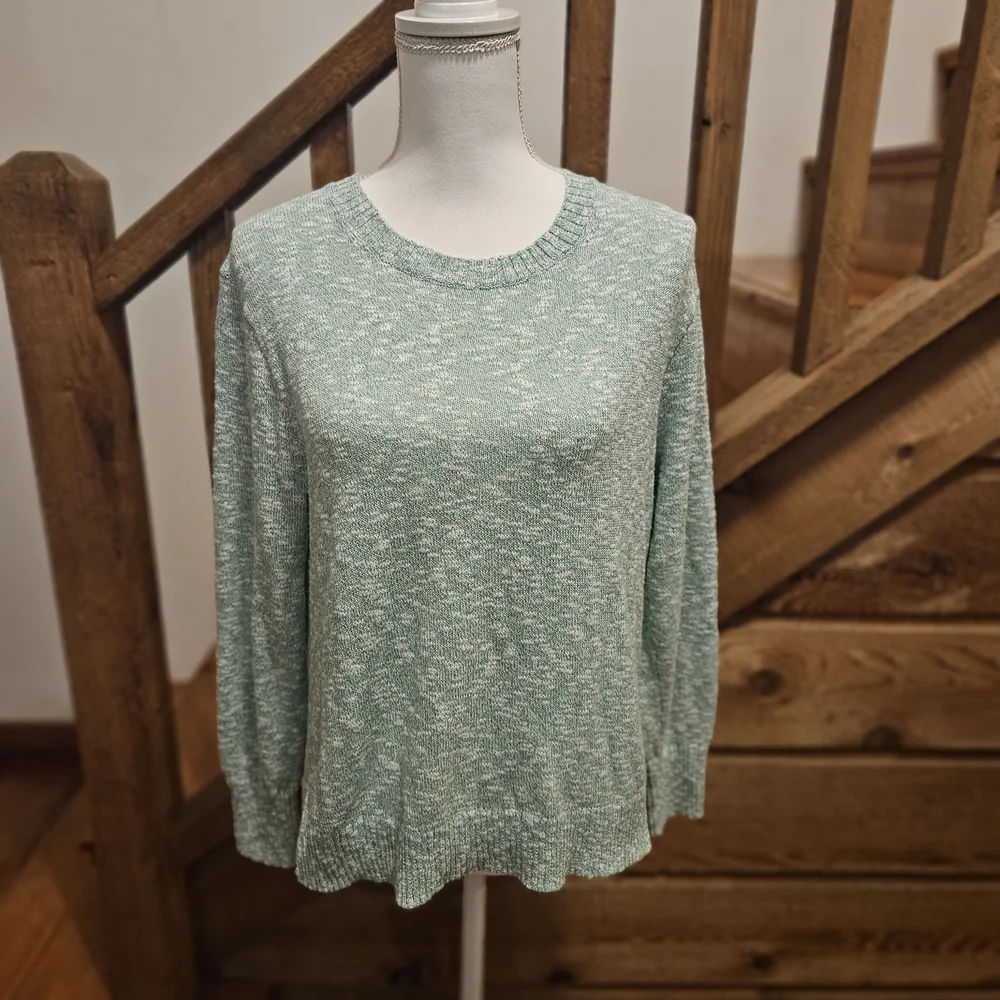 J. Crew Mint Green Crew Neck Sweater